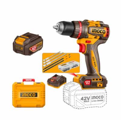 Foto de Taladro inalámbrico marca ingco de 69NM con sistema Brushless